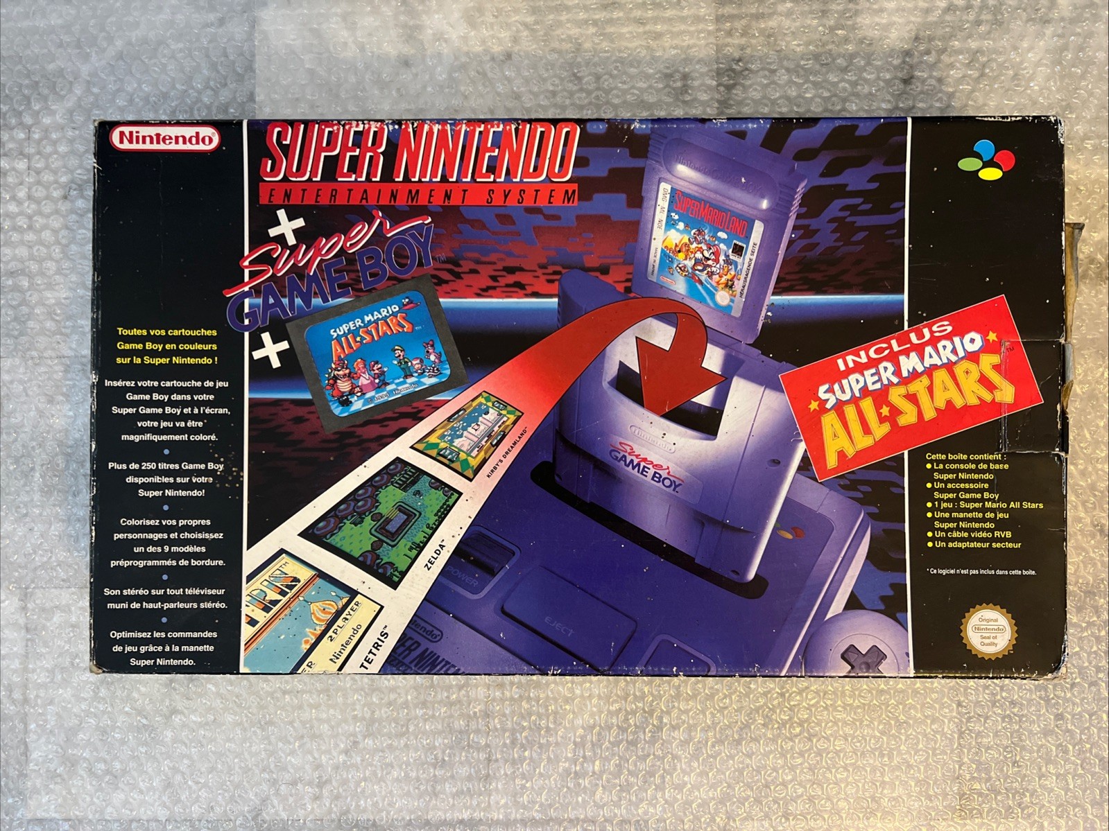 Console Super Nintendo pack Super Game Boy Super Mario All S